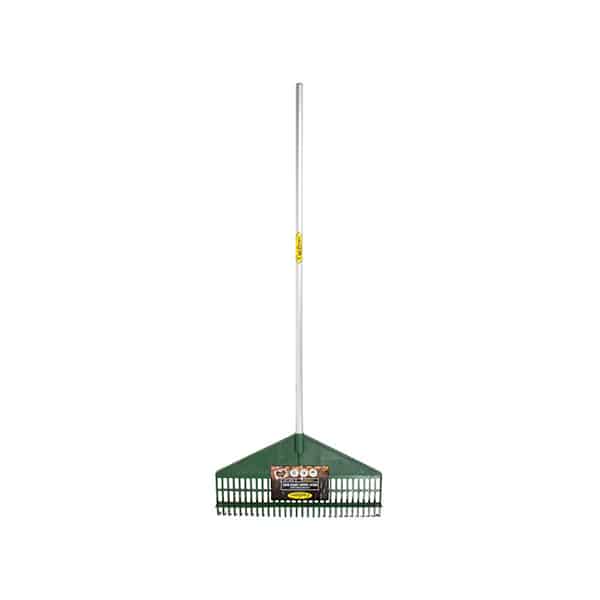 RAKE GARDEN PLASTIC 600MM SUPER ALUMINIUN HANDLE CYCLONE *