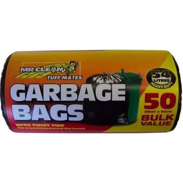 BAG GARBAGE 54LT BULK 50PK MR CLEAN