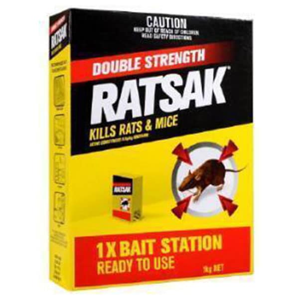 RATSAK PESTICIDE DOUBLE STRENGTH 1KG *