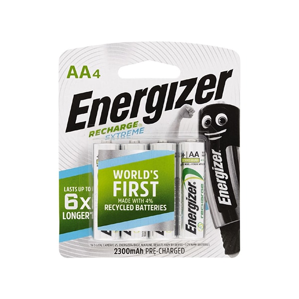 BATTERY AA RECHARGE  PK4 ENERGIZER *