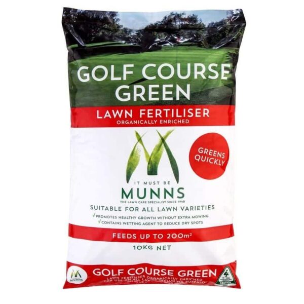 FERTILISER LAWN GOLF COURSE GREEN 10KG MUNNS *