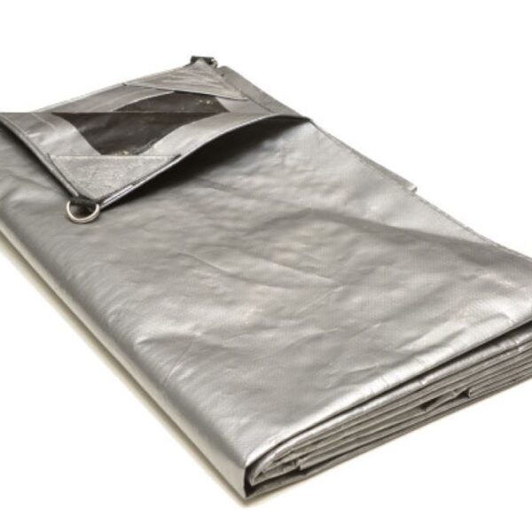 TARPAULIN SILVER BLACK EXTRA HEAVY DUTY 3.6M X 6.0M