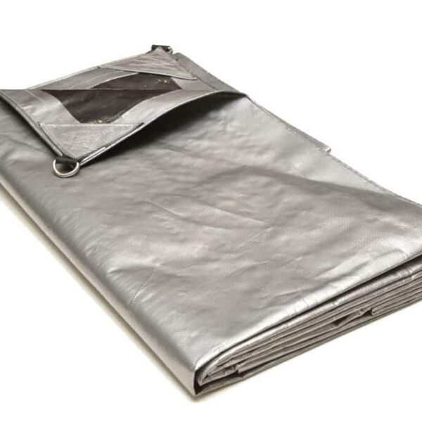 TARPAULIN SILVER BLACK EXTRA HEAVY DUTY 1.8M X 2.4M