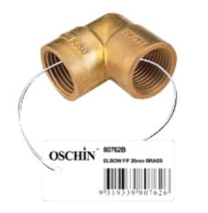ELBOW BRASS F&F 3/4" (20mm)