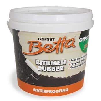 Gripset Betta Bitumen Rubber Waterproofing Membrane 15L