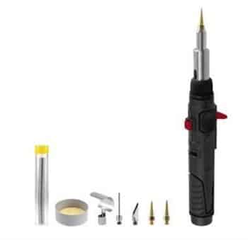 Hot Devil Soldering Iron & Blow Torch Slimline Kit - 9 Piece