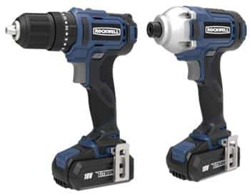 Rockwell 2.0Ah 18V Hammer Drill and Impact Driver Combo Kit