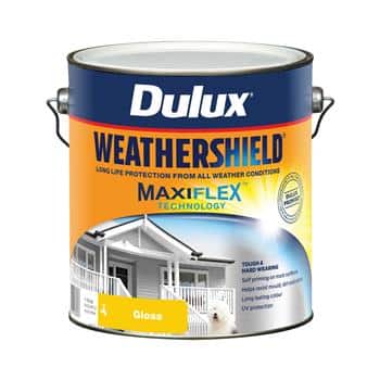 Dulux Weathershield Exterior Gloss Vivid White 4L