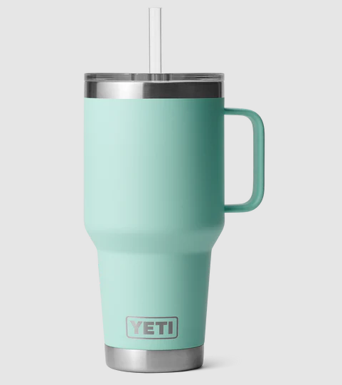 RAMBLER 35OZ MUG WITH STRAW SEAFOAM V2 YETI